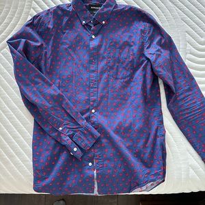 Bonobos button down large tall floral